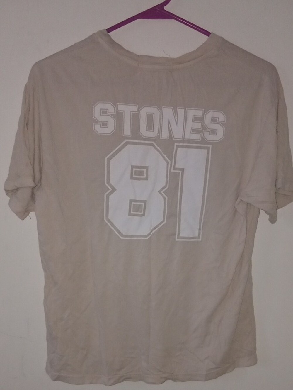 Day Dreamer For Free People Cream Rolling Stones Graphic Tee Multicolor Print - Picture 3 of 5